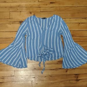 American Eagle Cropped Boho Top